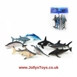 Pack of 8 Sea Creature Figures